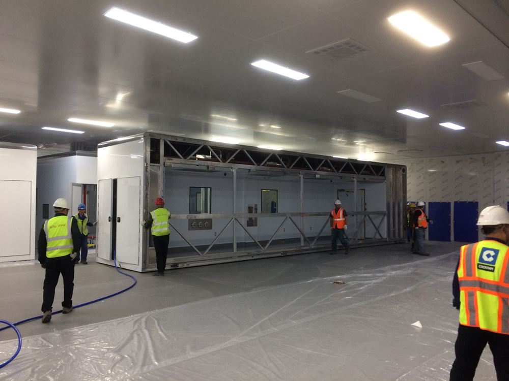 compliant cleanroom installation