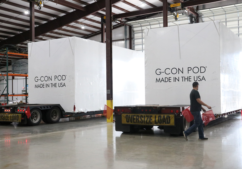 gcon prefabricated clearnoom ready for delivery